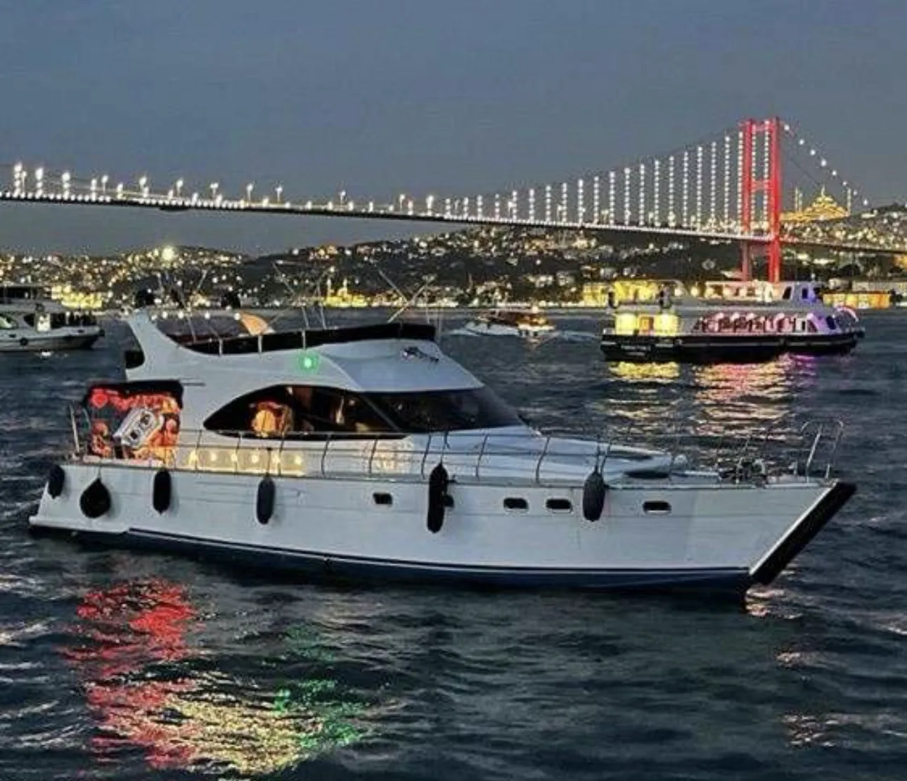 12-Person Bosphorus Motor Yacht Charter in Istanbul 1