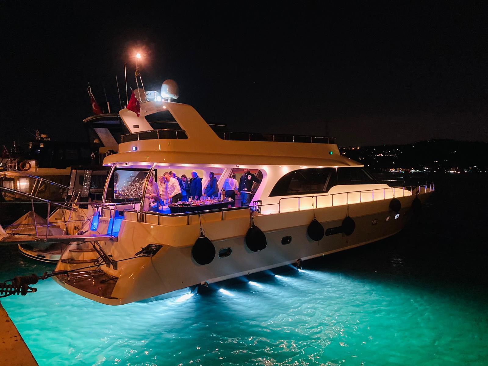 Luxury and Party-Equipped 23M Yacht for Rent on the Bosphorus 2