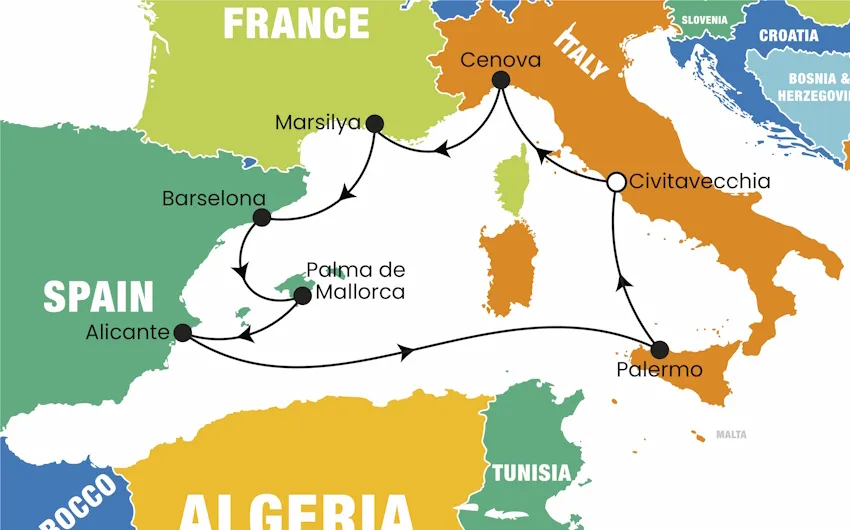 9 Günlük Batı Akdeniz ve Balear Adaları Kruvaziyer Turu – İstanbul 3